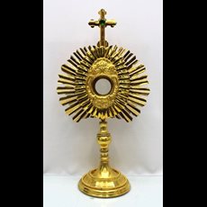 20 1/2" Brass Monstrance NO Luna SKU C421-1136